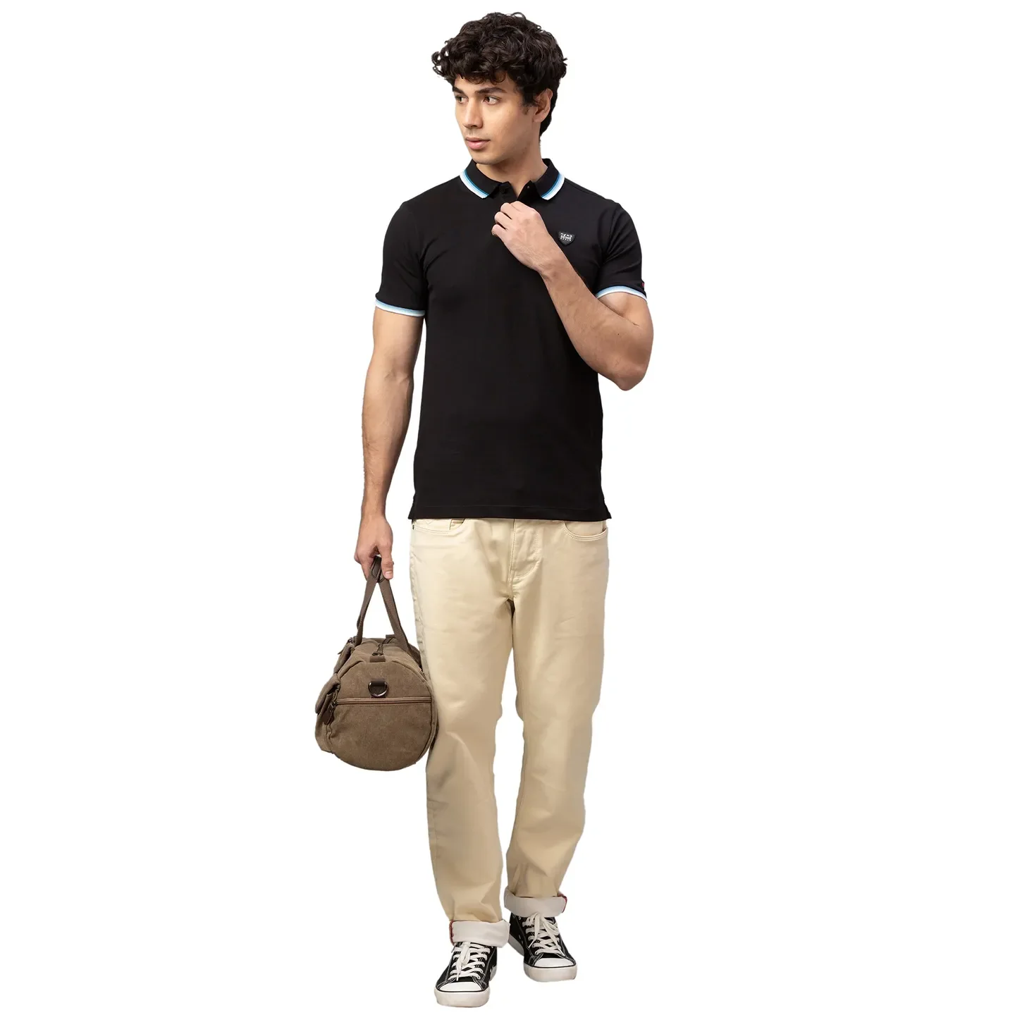 Ecru Boot Cut Fit Denims For Men By Being Human Clothing - Image 2