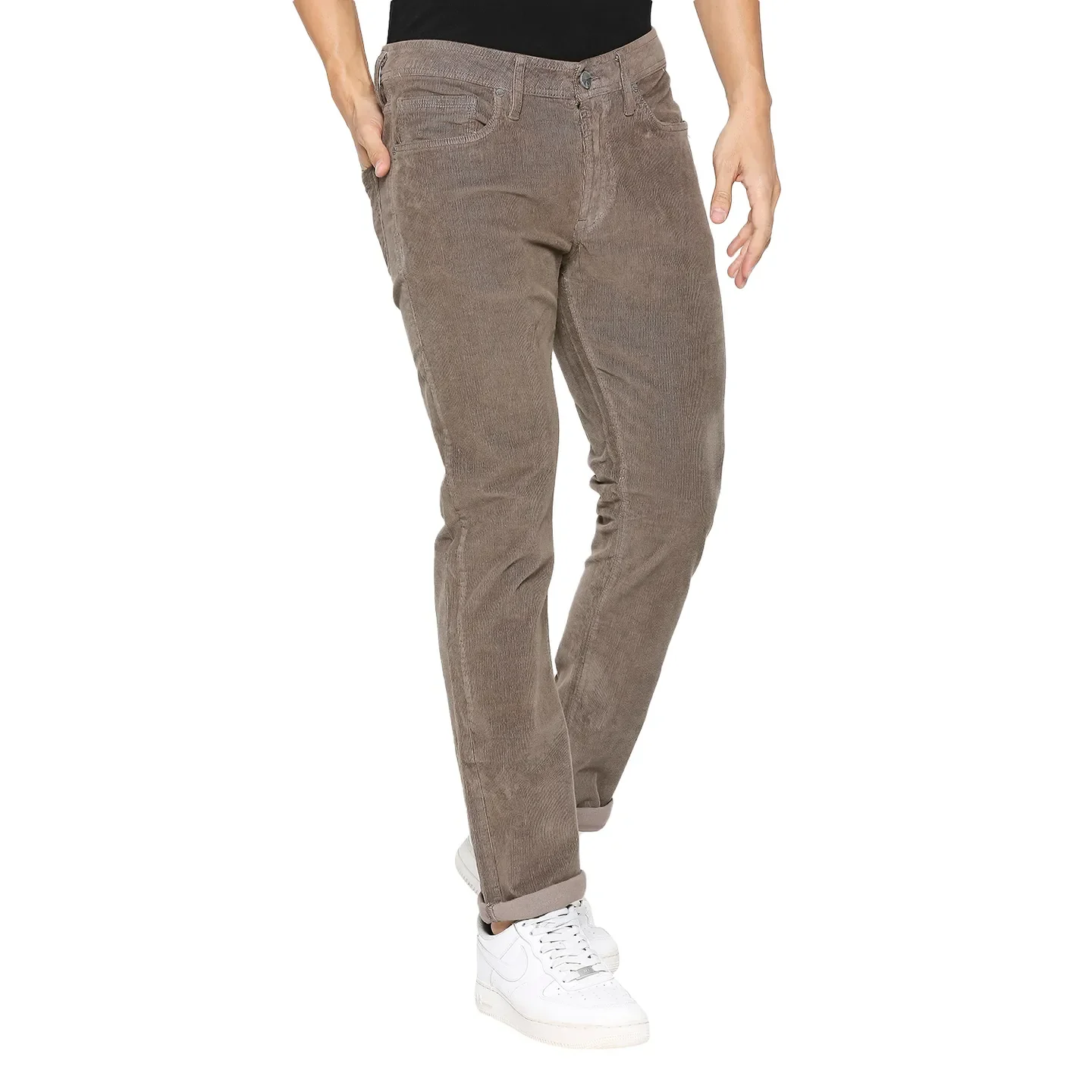 Grey Slim Fit Denims For Men By Being Human Clothing - Image 3