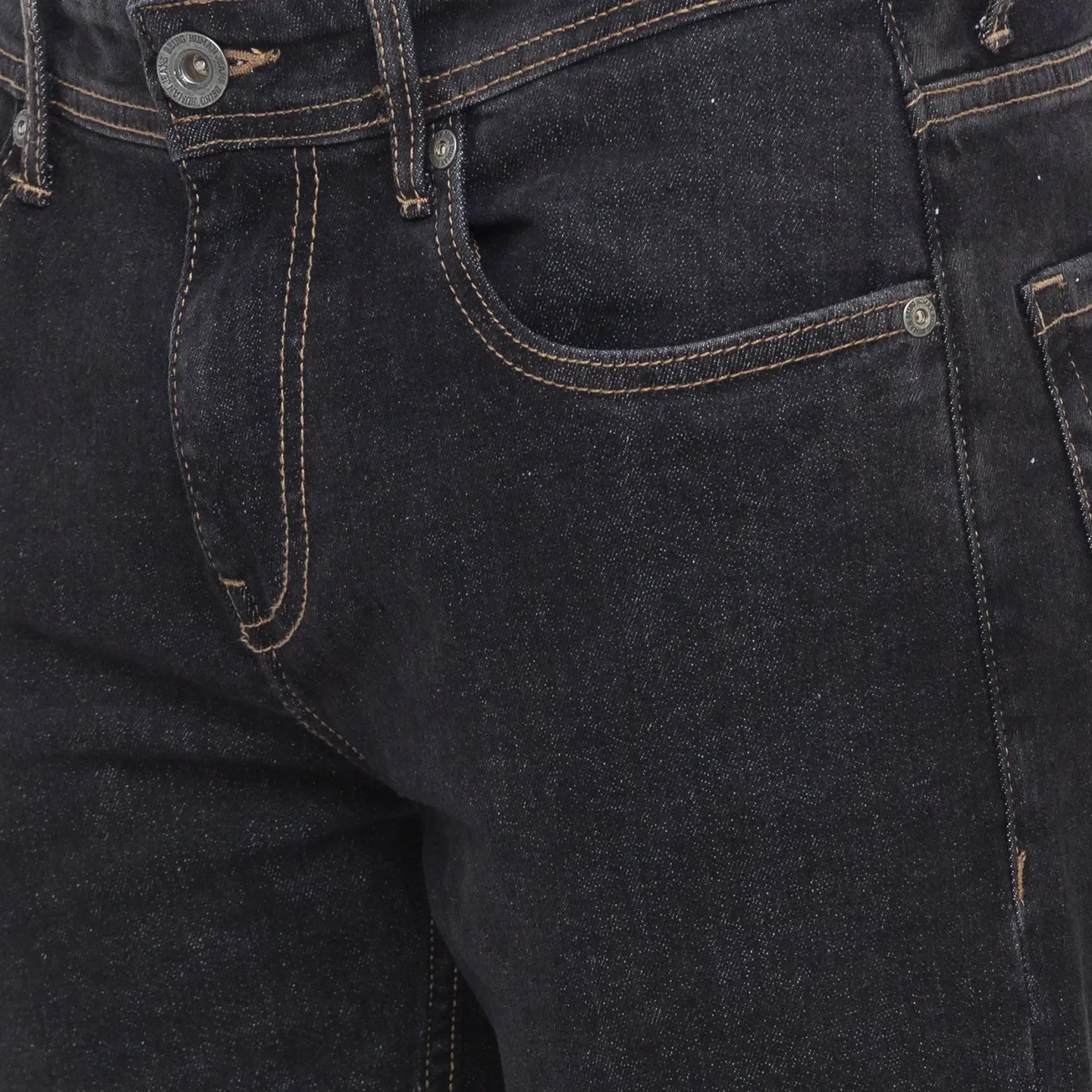 Grey Slim Straight Fit Men's Denims by Being Human Clothing - Image 4