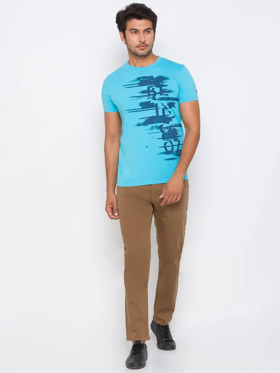 Khaki Slim Fit Denims For Men By Being Human Clothing - Image 5