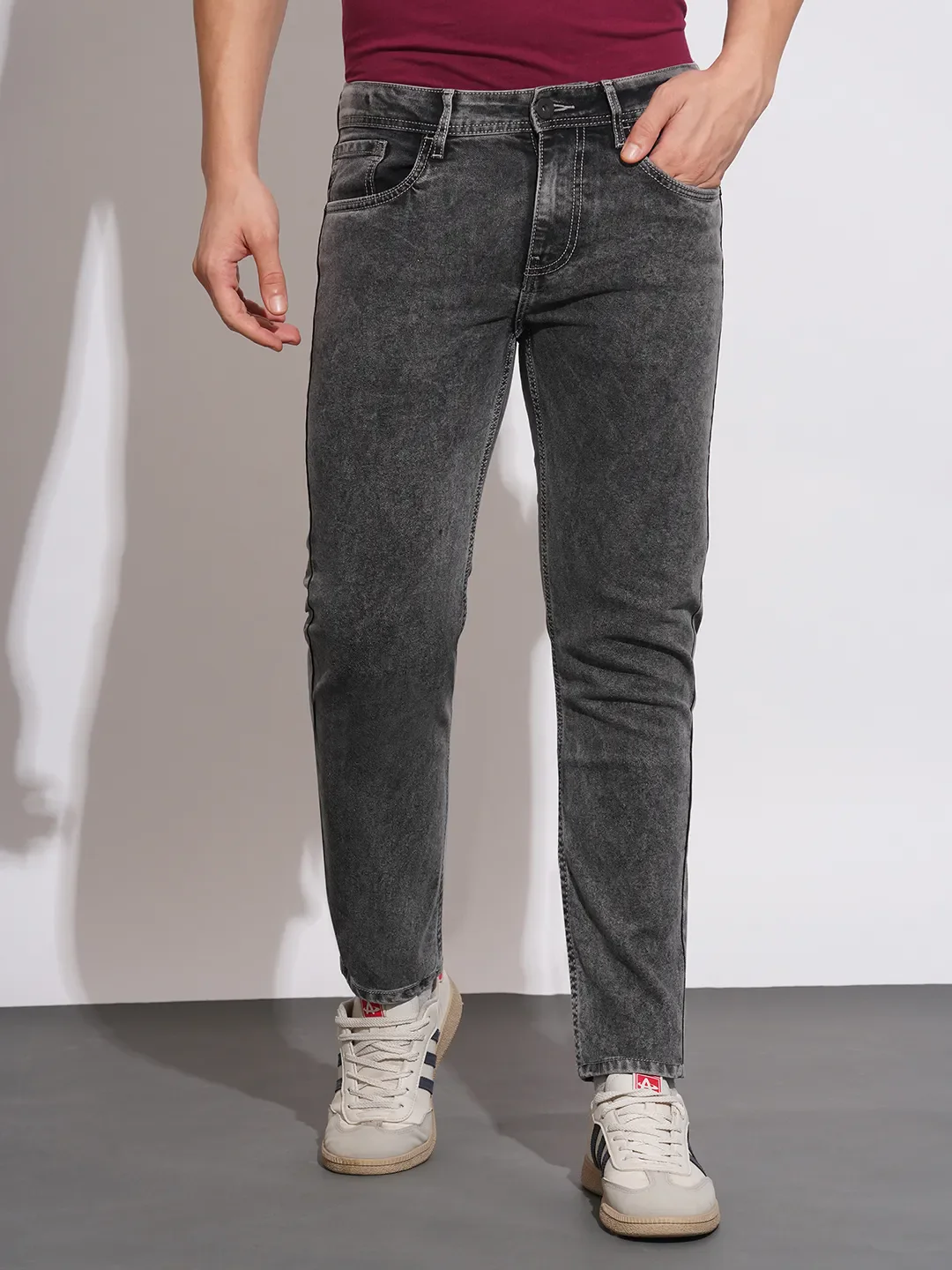 Grey Men's Denims by Being Human Clothing