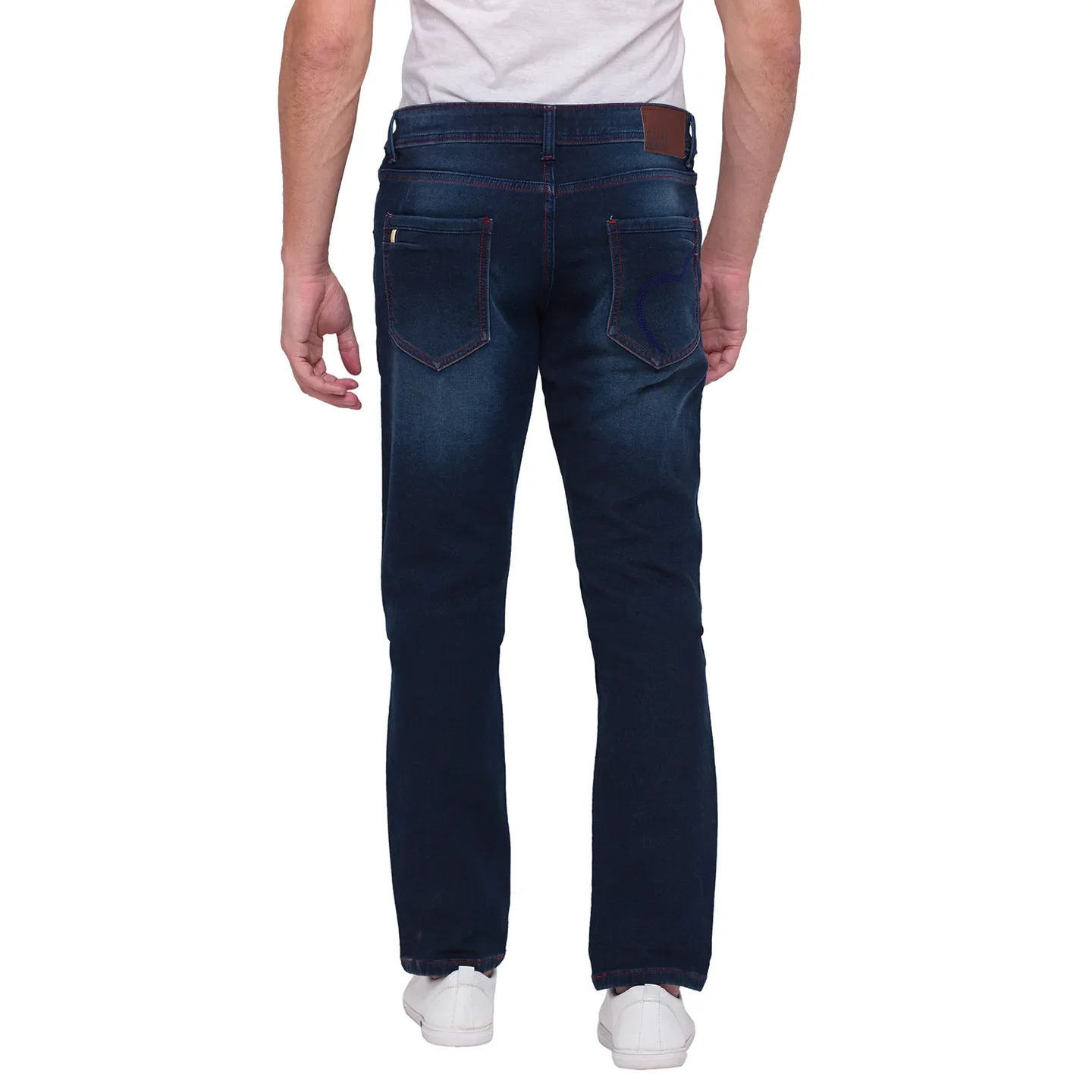 Blue Slim Straight Fit Men's Denims by Being Human Clothing