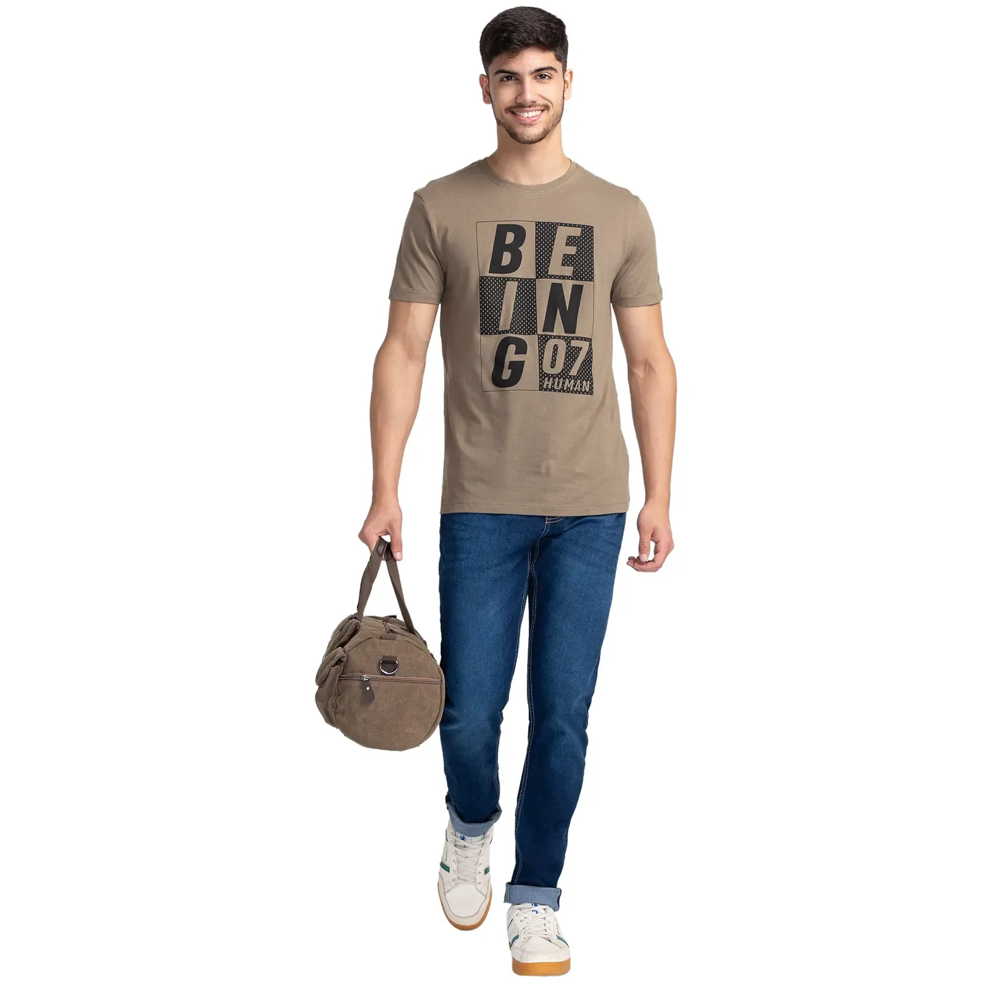 Blue Slim Straight Fit Men's Denims by Being Human Clothing - Image 6