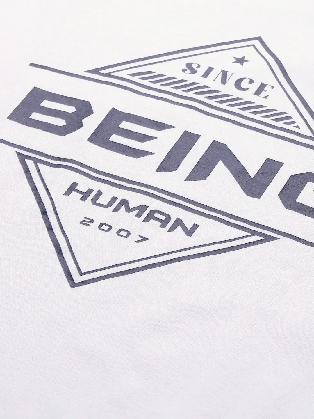 Blue Slim Straight Fit Men's Short Sleeves T-Shirt by Being Human Clothing - Image 5