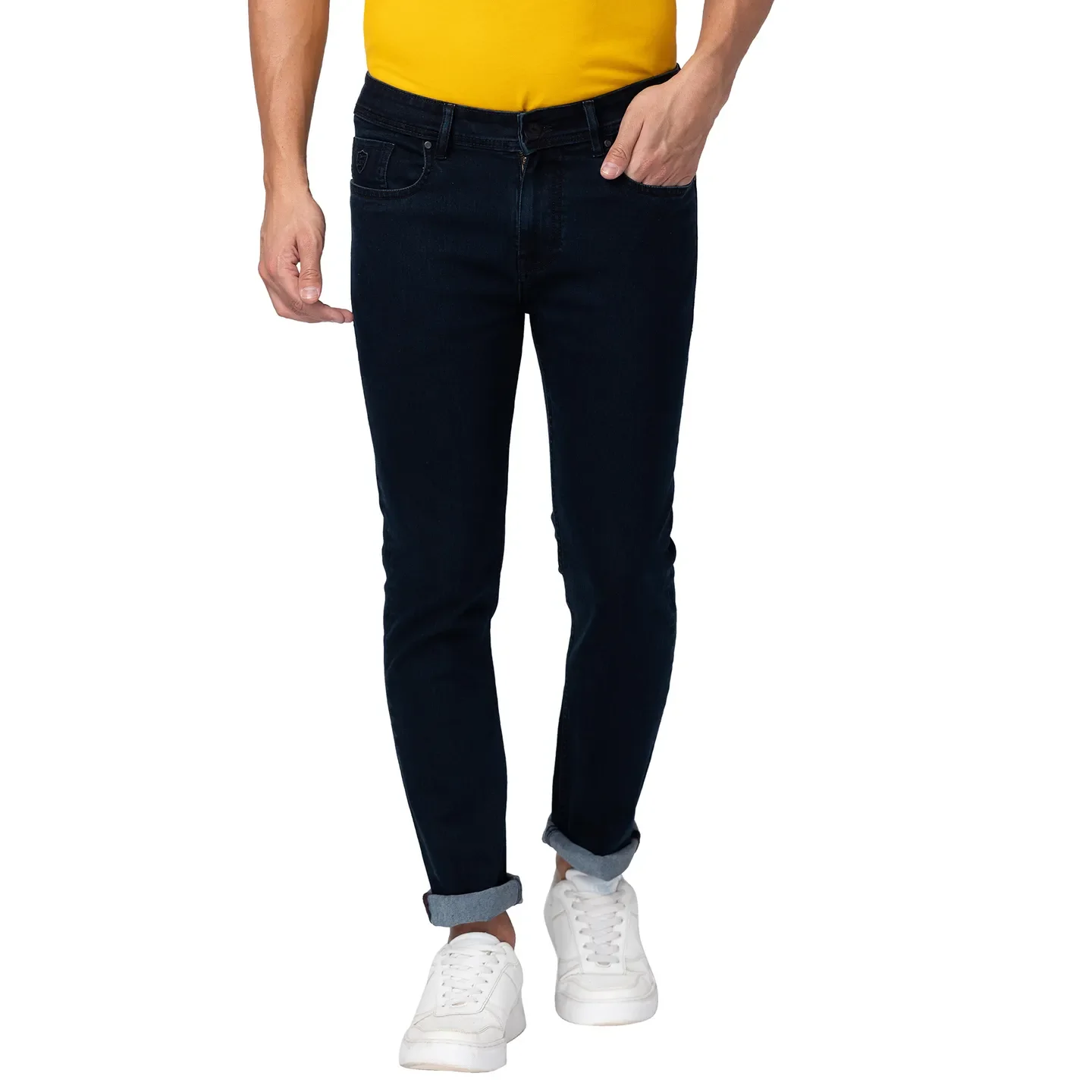 Blue Slim Straight Fit Men's Denims by Being Human Clothing