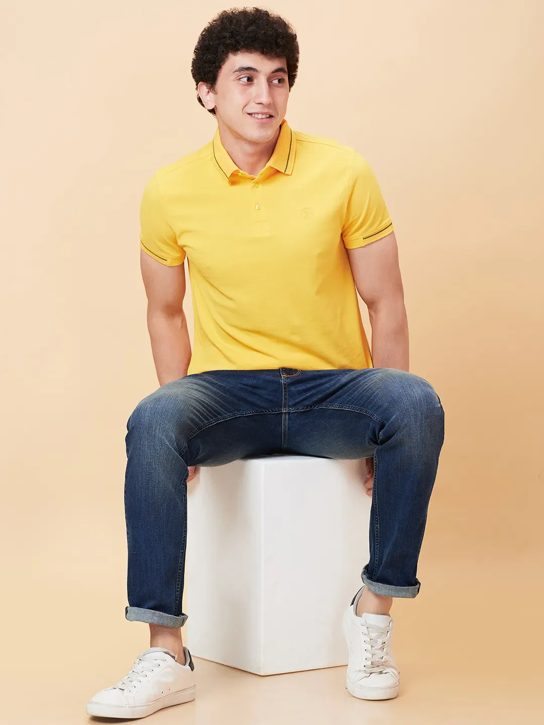 Blue Slim Straight Fit Men's Denims by Being Human Clothing - Image 6