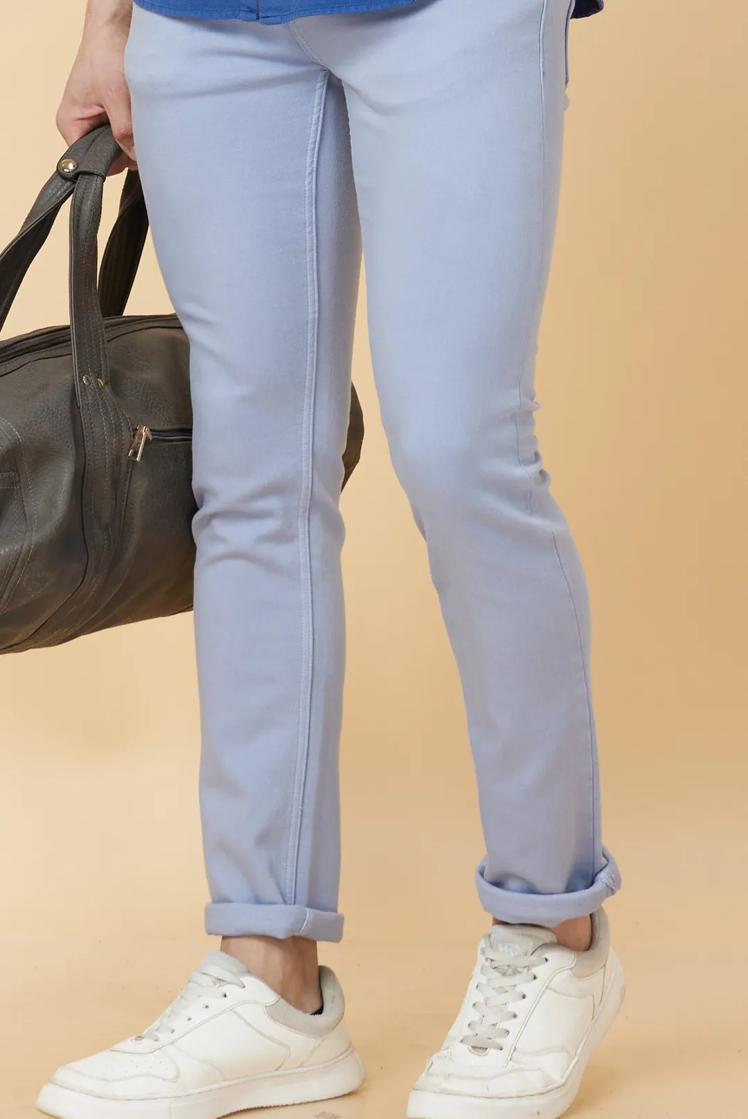 Blue Straight Fit Men's Denims by Being Human Clothing - Image 4