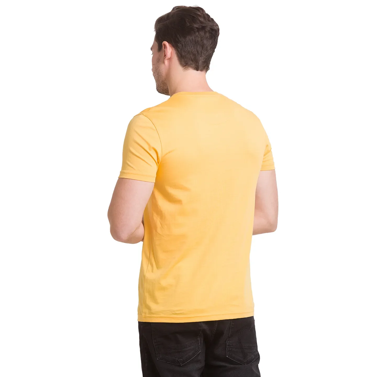 Besswax Regular Fit Round Neck Men's T-Shirt by Being Human Clothing - Image 3