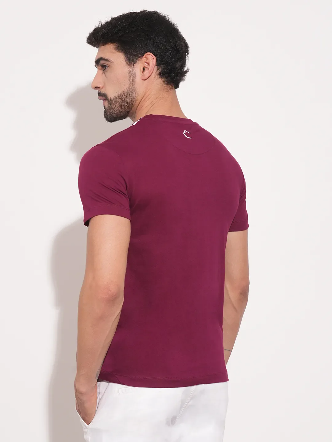 Brick Regular Fit Round Neck Men's T-Shirt by Being Human Clothing - Image 5