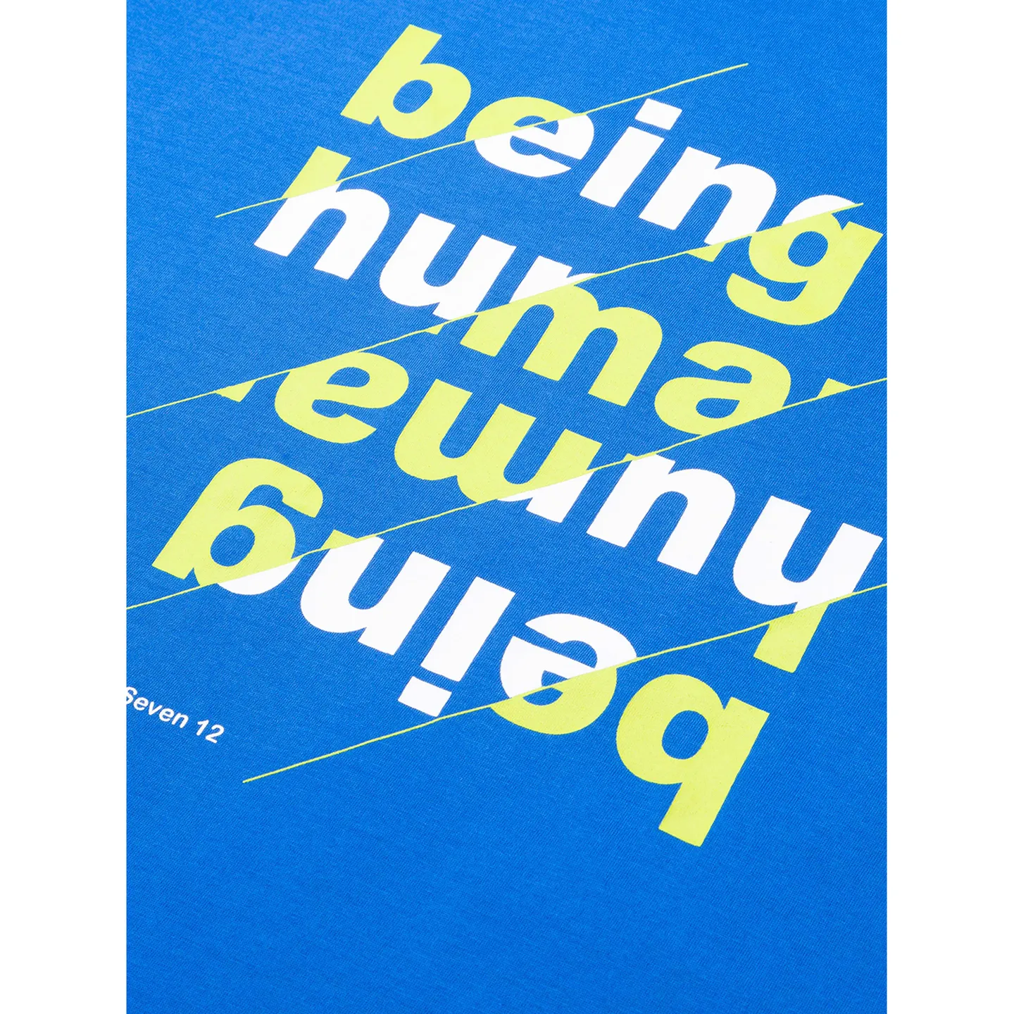 Classic Blue Regular Fit Round Neck Men's T-Shirt by Being Human Clothing - Image 4
