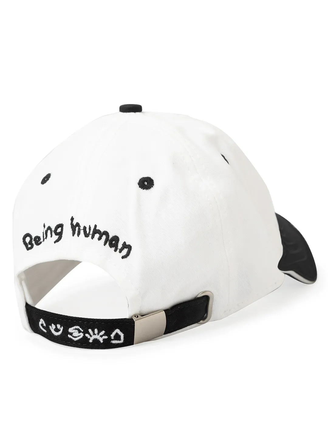 White Unisex Cap by Being Human Clothing - Image 4