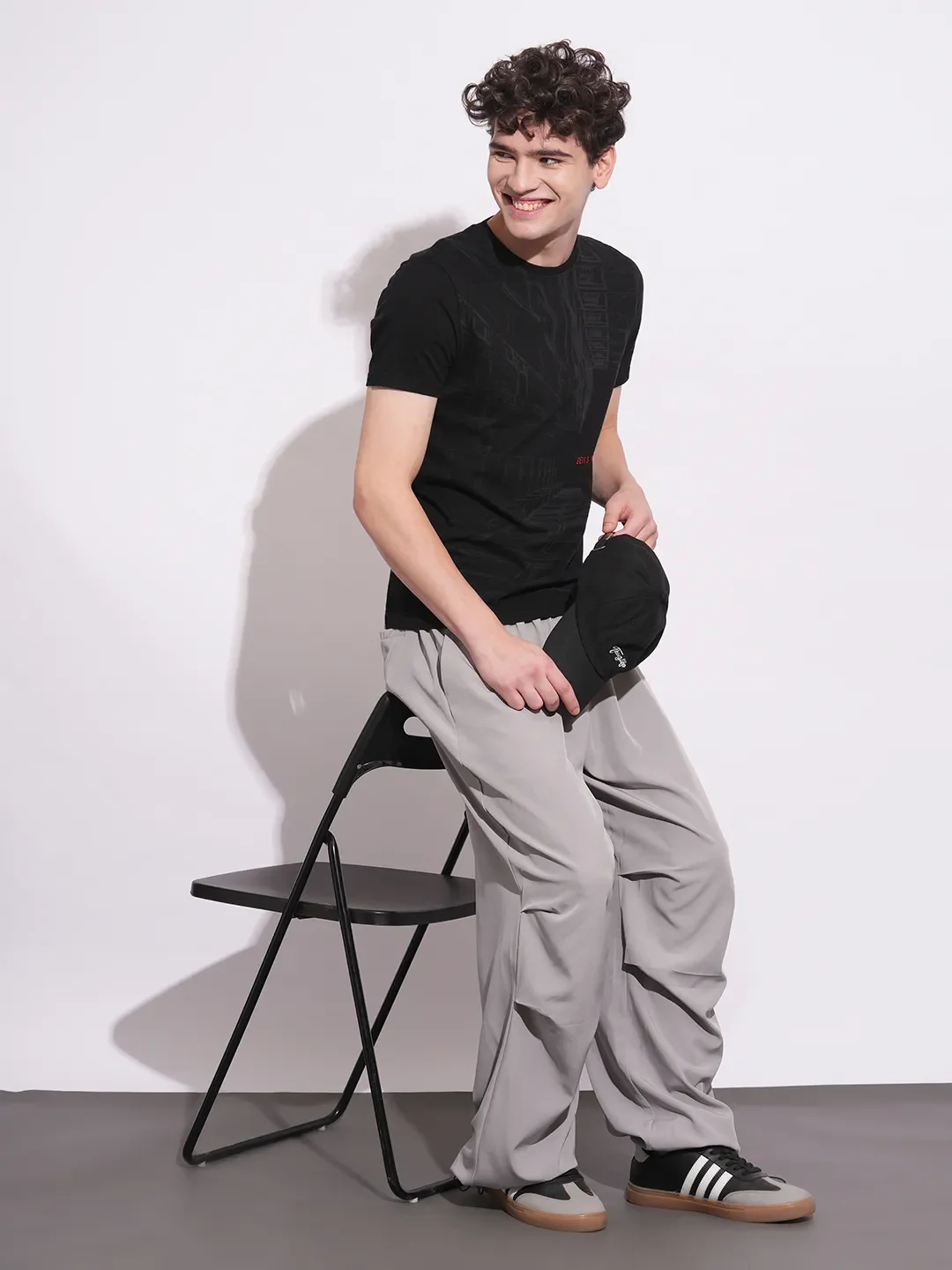 Grey Easy Fit Chinos For Men By Being Human Clothing - Image 4