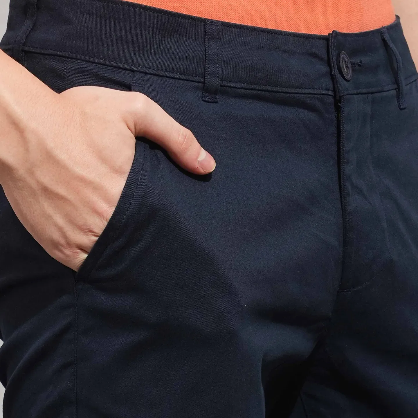 Blue Men's Chinos by Being Human Clothing - Image 5