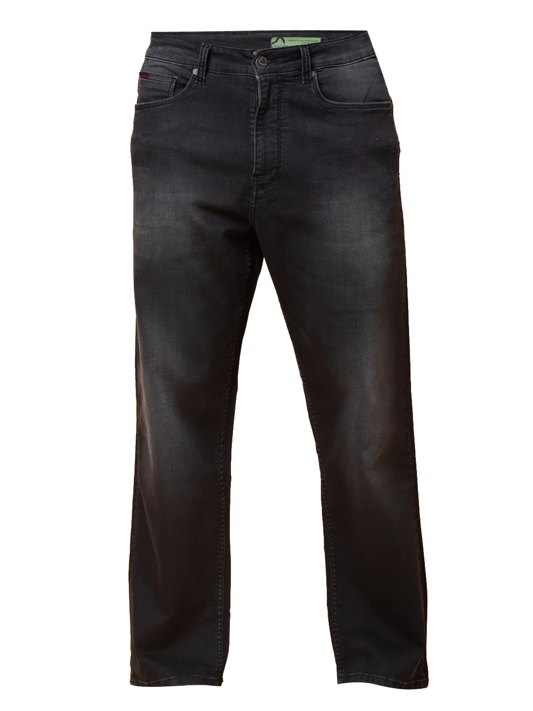 Black Anti Fit Denims For Men By Being Human Clothing - Image 3