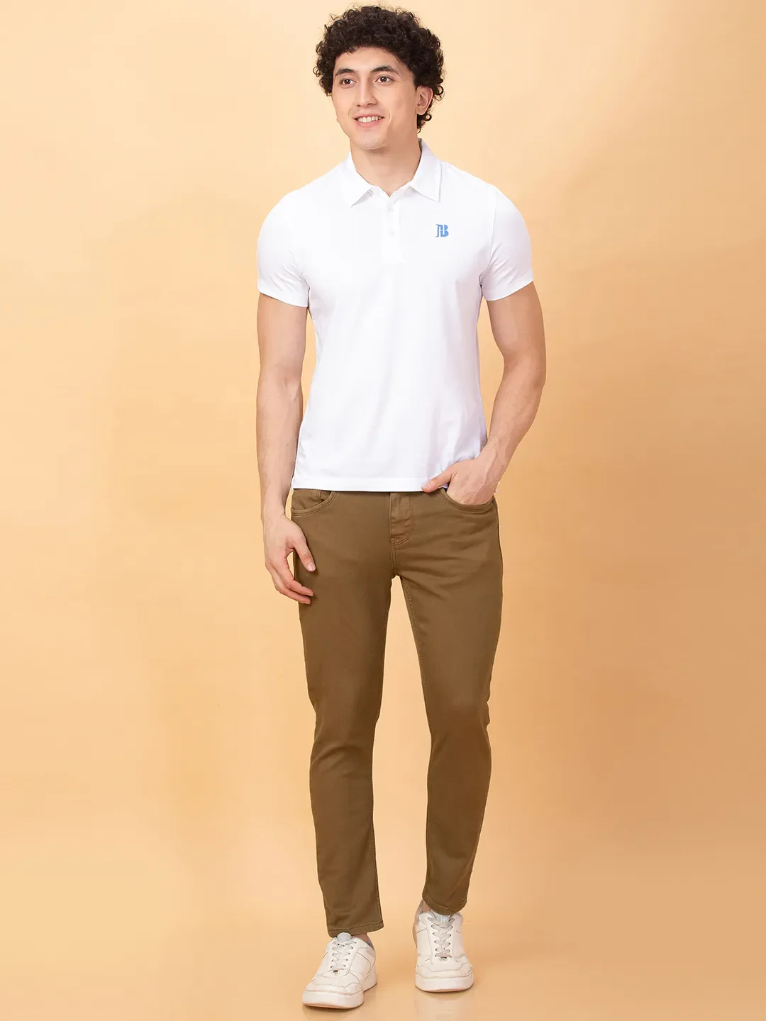 Brown Cropped fit Men's Denims by Being Human Clothing - Image 2