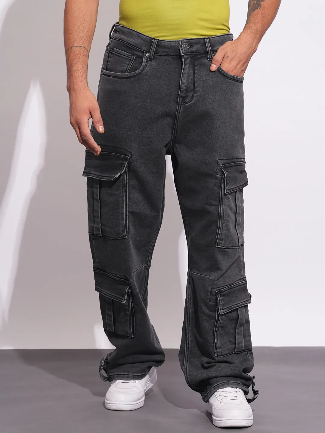 Grey Anti Fit Men's Denims by Being Human Clothing