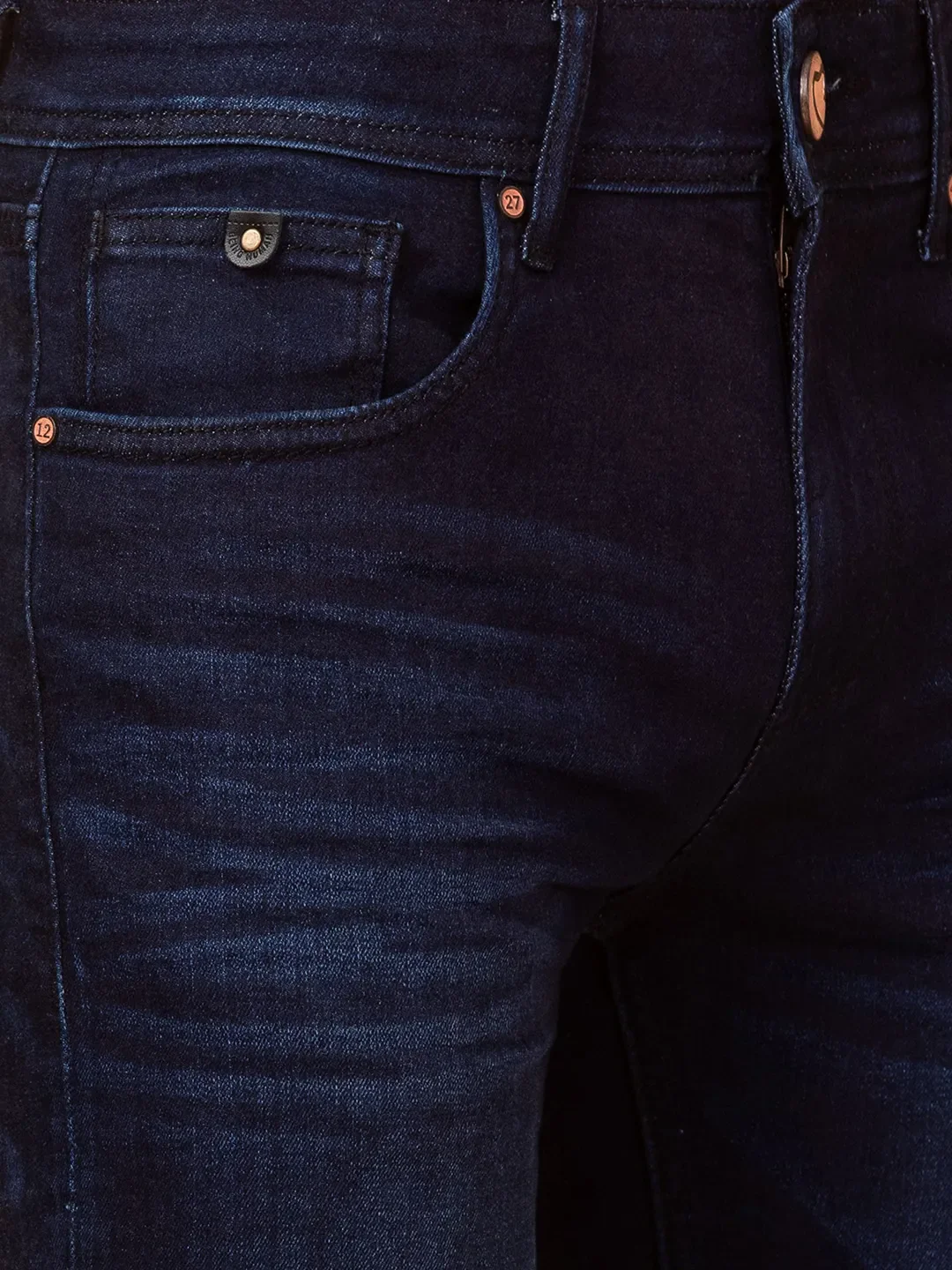 Blue Slim Fit Men's Denims by Being Human Clothing - Image 5