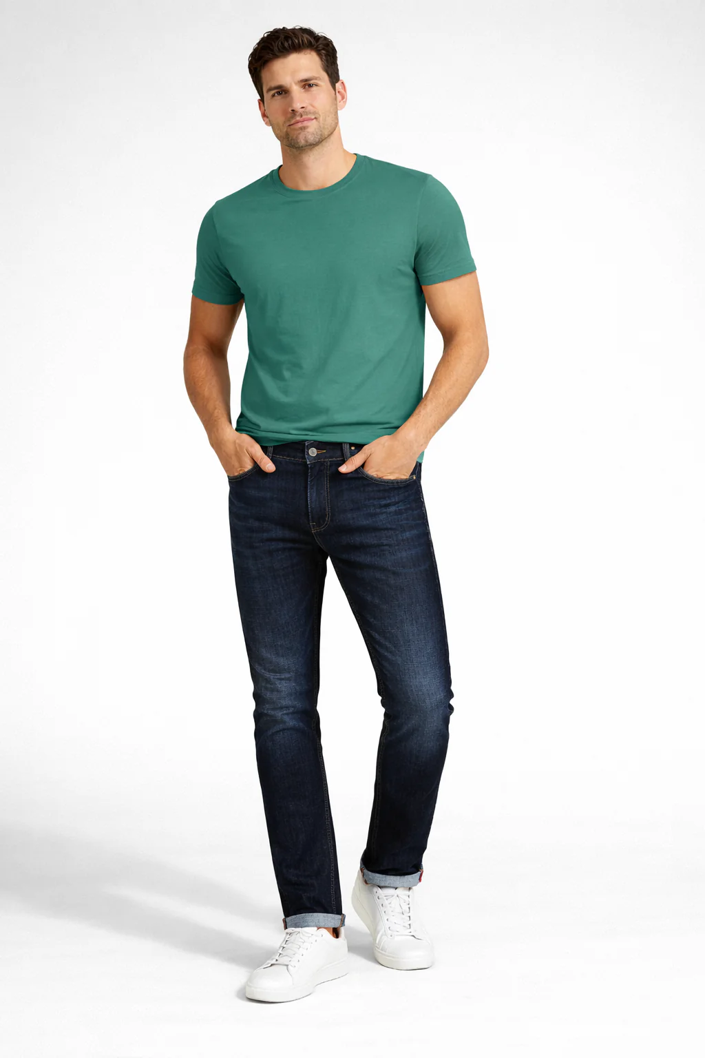Dark Tone Skinny Fit Denims For Men By Being Human Clothing - Image 2