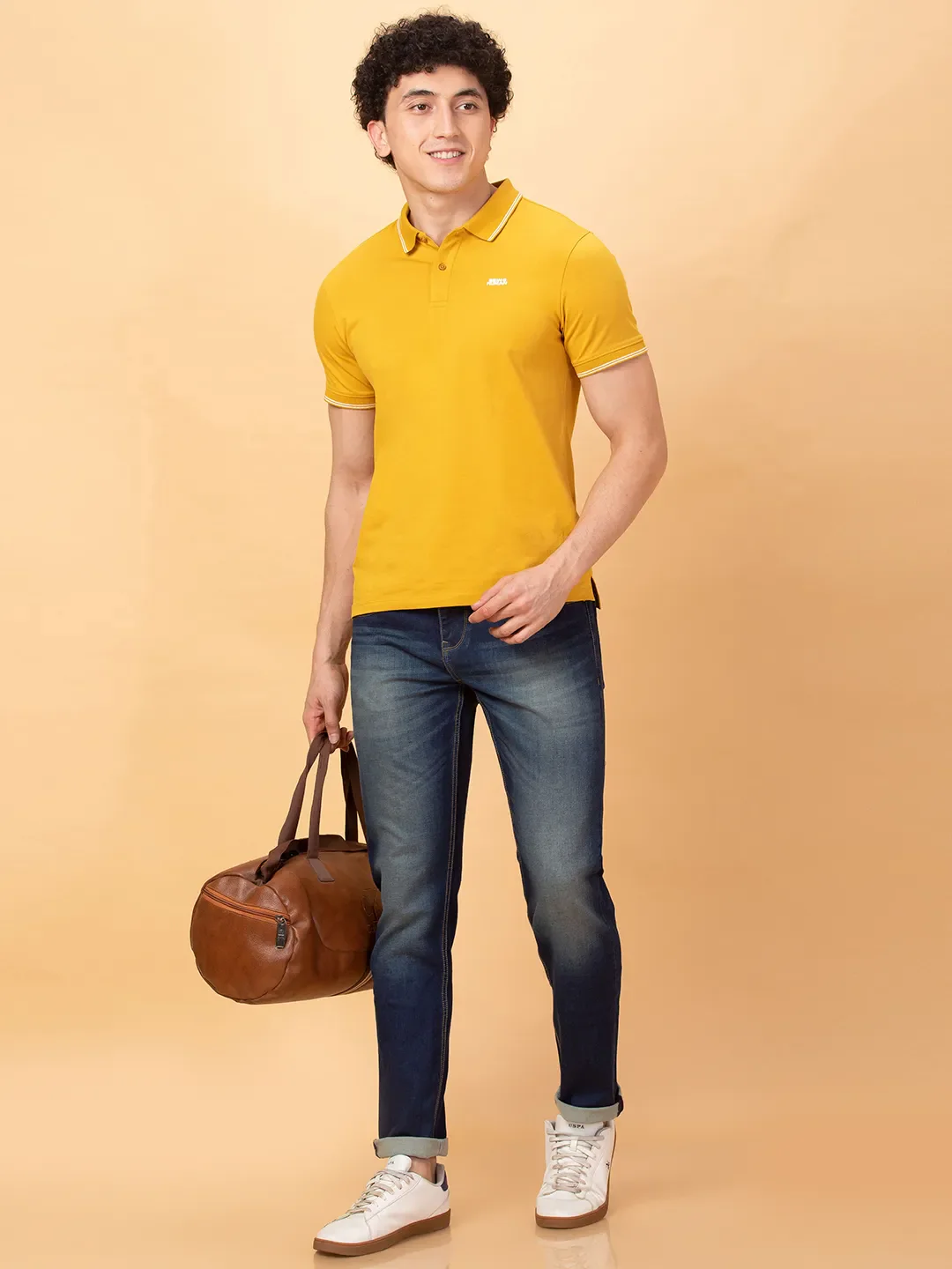 Blue Slim Fit Men's Denims by Being Human Clothing - Image 6