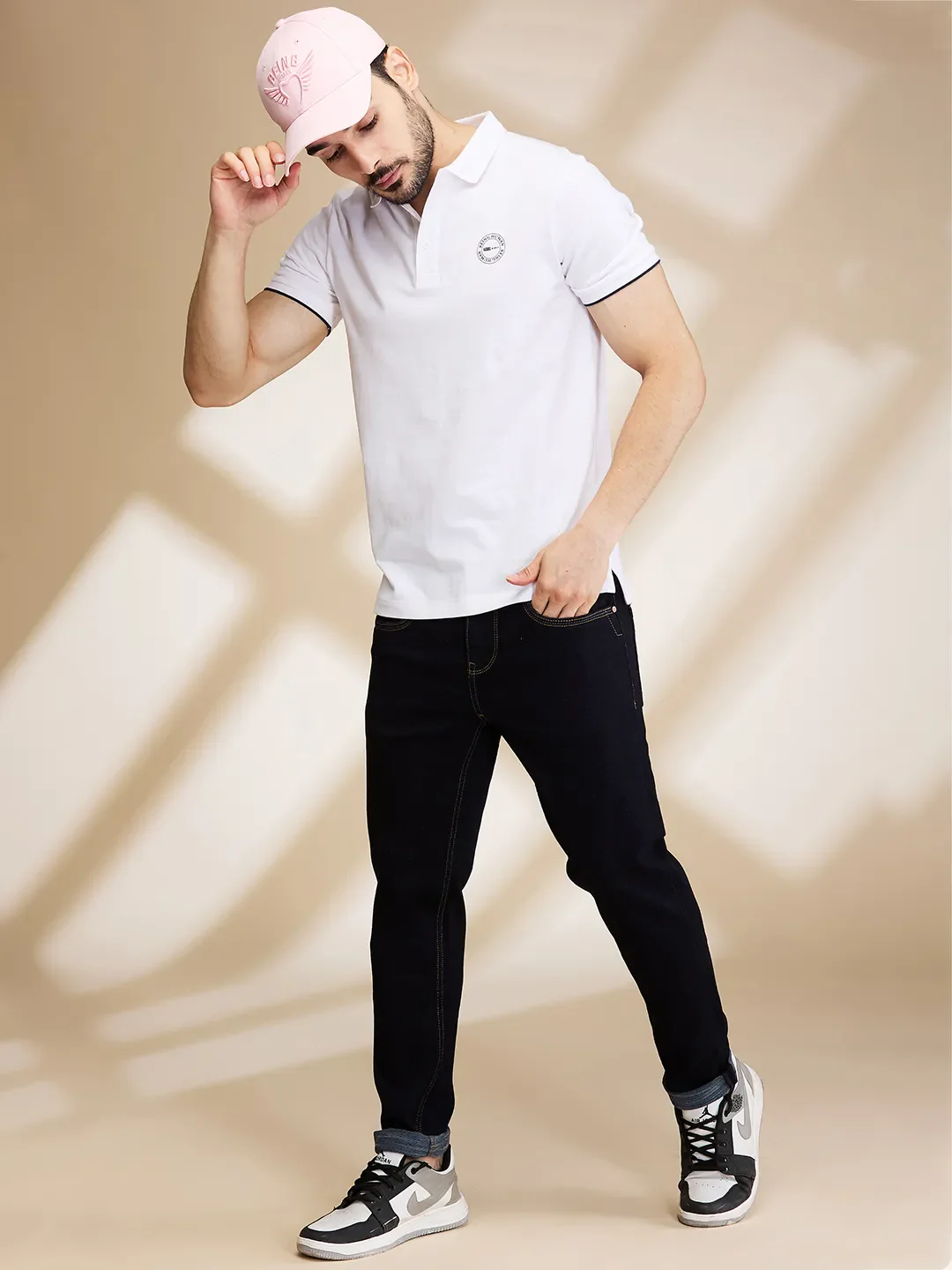 Blue Cropped fit Men's Denims by Being Human Clothing - Image 6
