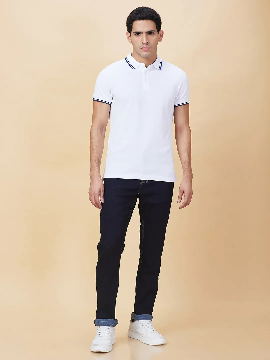 Blue Straight Fit Men's Denims by Being Human Clothing - Image 2