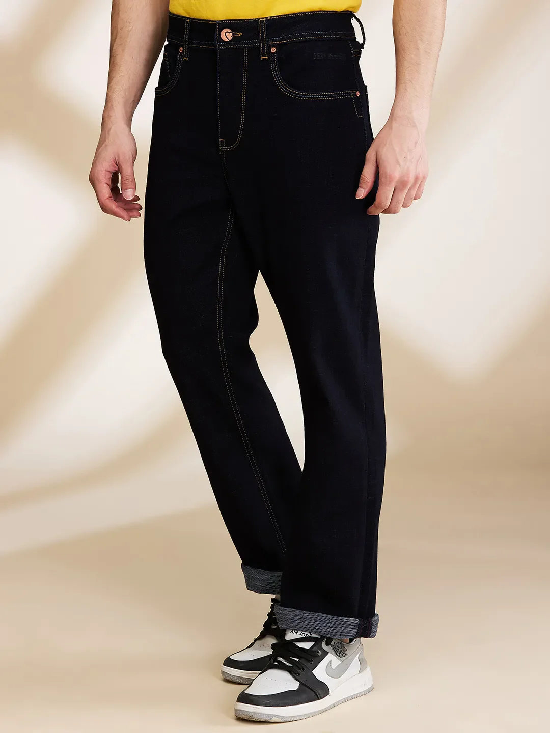 Blue Boot Cut Fit Men's Denims by Being Human Clothing - Image 4