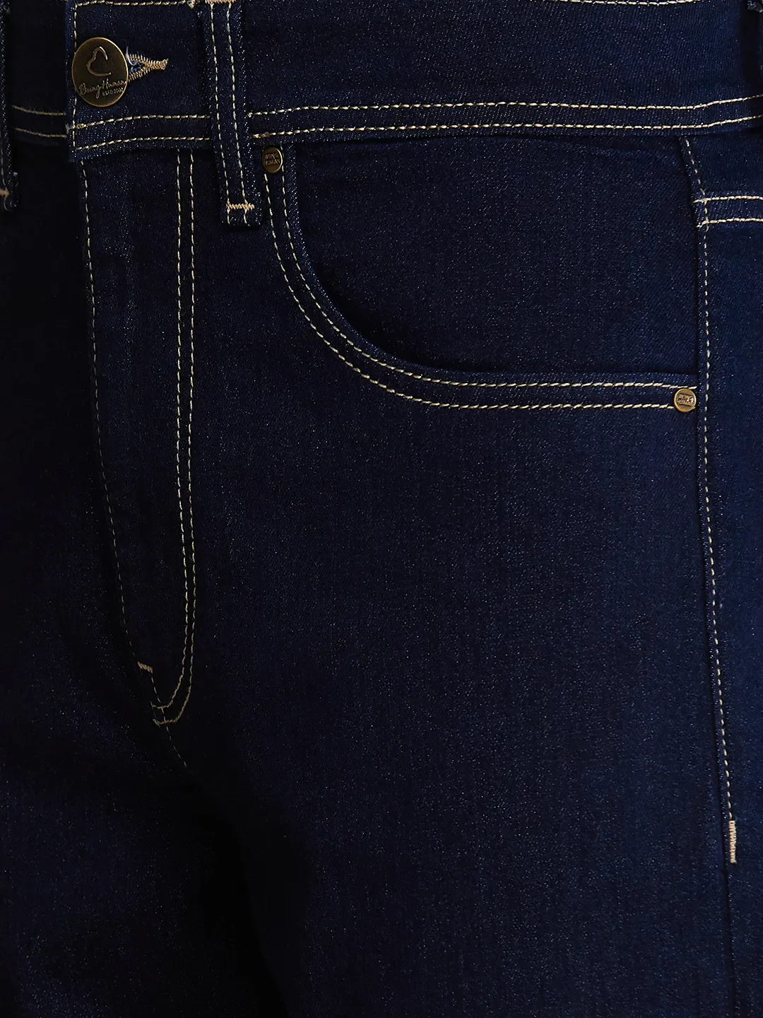 Blue Boot Cut Fit Men's Denims by Being Human Clothing - Image 5