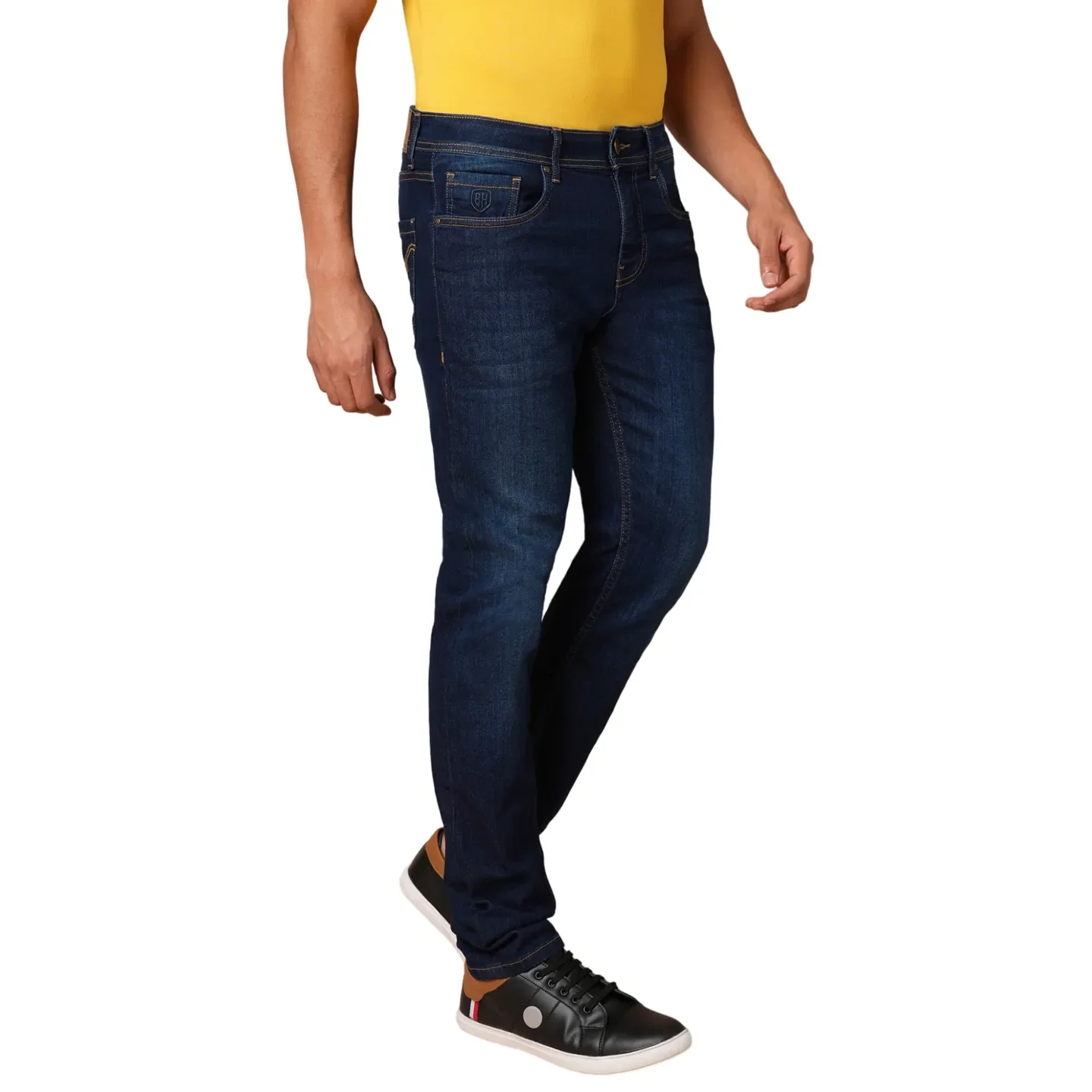 Blue Slim Fit Men's Denims by Being Human Clothing - Image 2