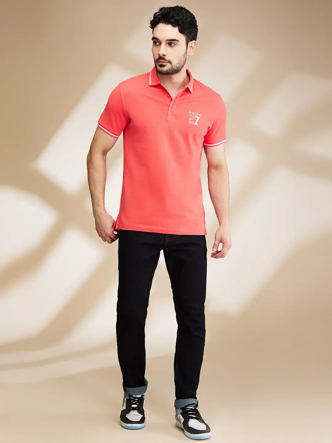 Blue Slim Fit Men's Denims by Being Human Clothing - Image 2