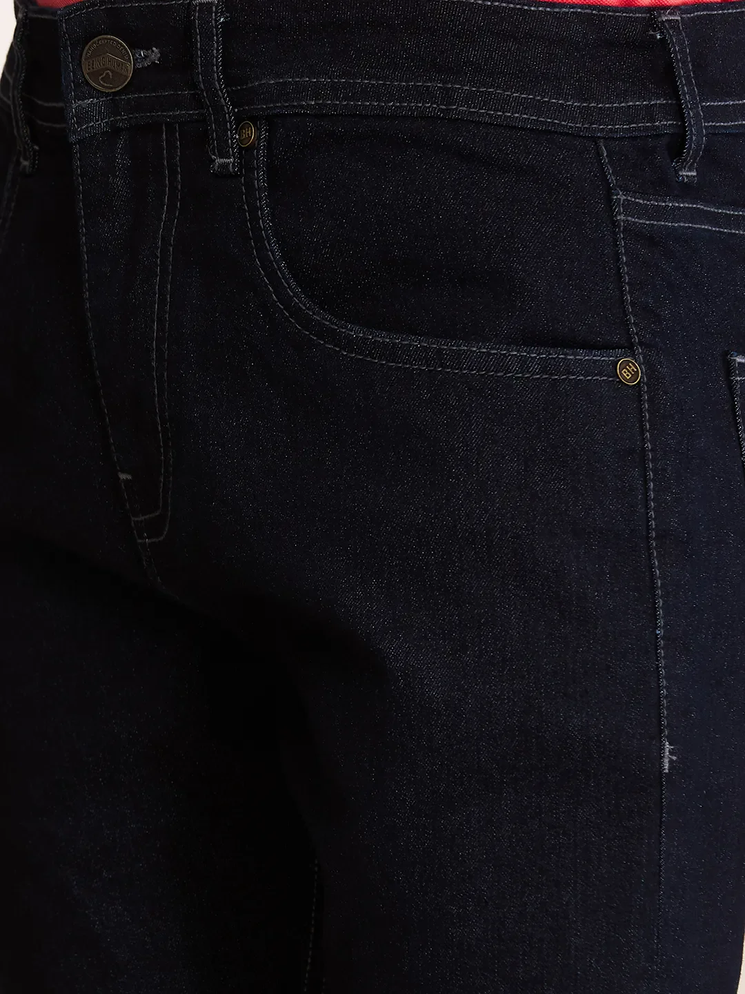 Blue Slim Fit Men's Denims by Being Human Clothing - Image 5