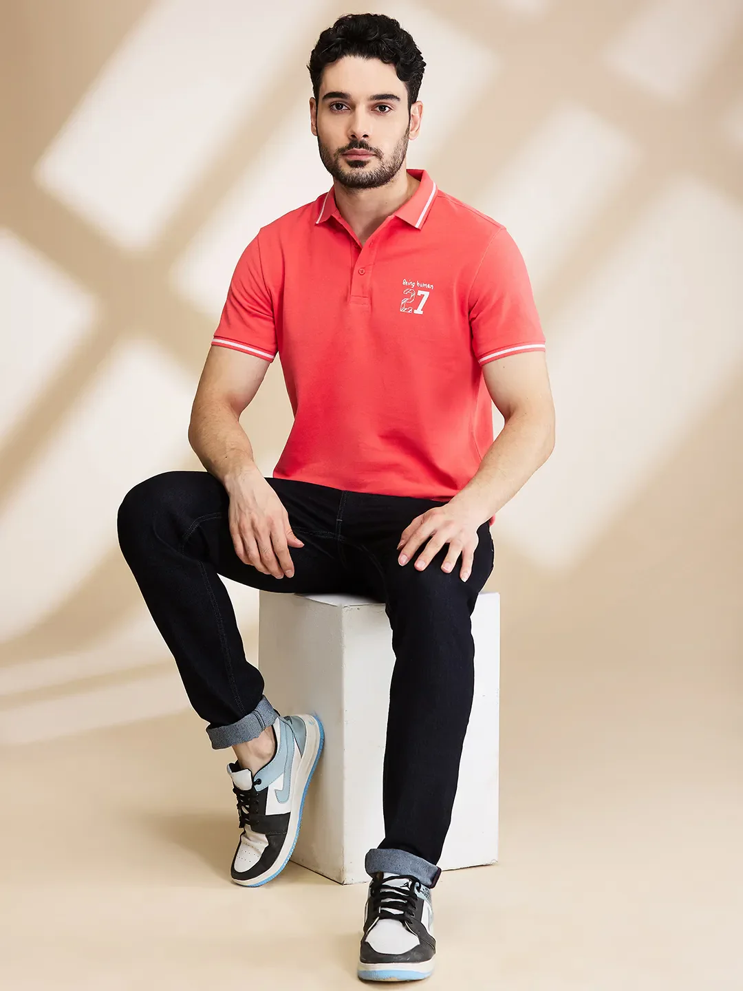 Blue Slim Fit Men's Denims by Being Human Clothing - Image 6