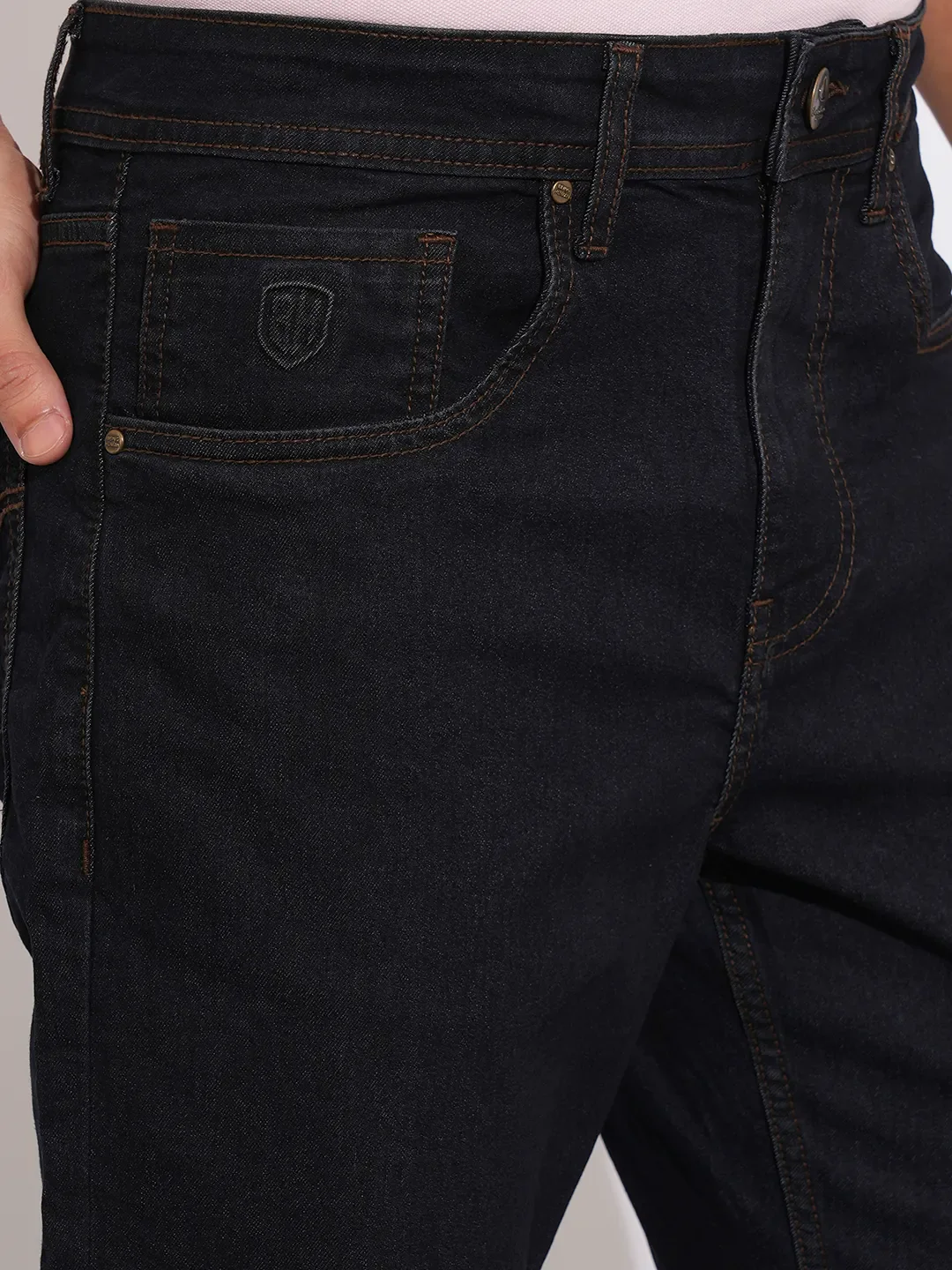 Blue Boot Cut Fit Men's Denims by Being Human Clothing - Image 5