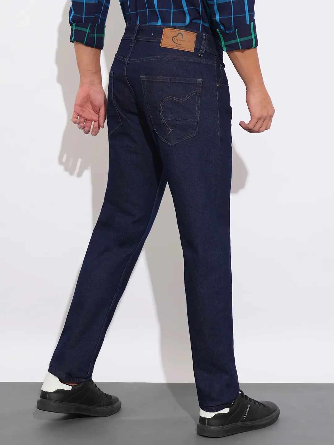 Blue Slim Fit Men's Denims by Being Human Clothing - Image 3