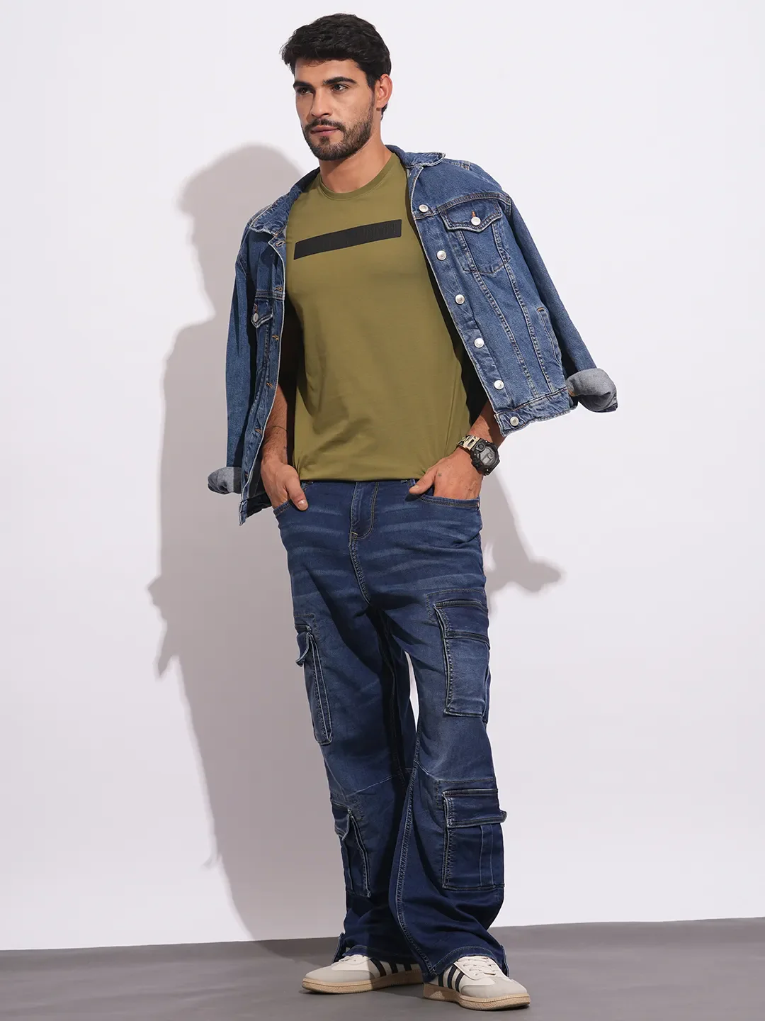 Blue Anti Fit Men's Denims by Being Human Clothing - Image 4