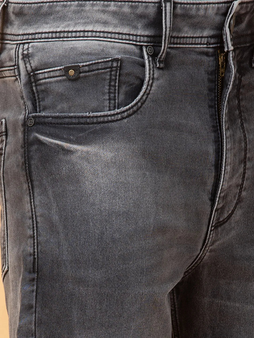 Grey Boot Cut Fit Men's Denims by Being Human Clothing - Image 5