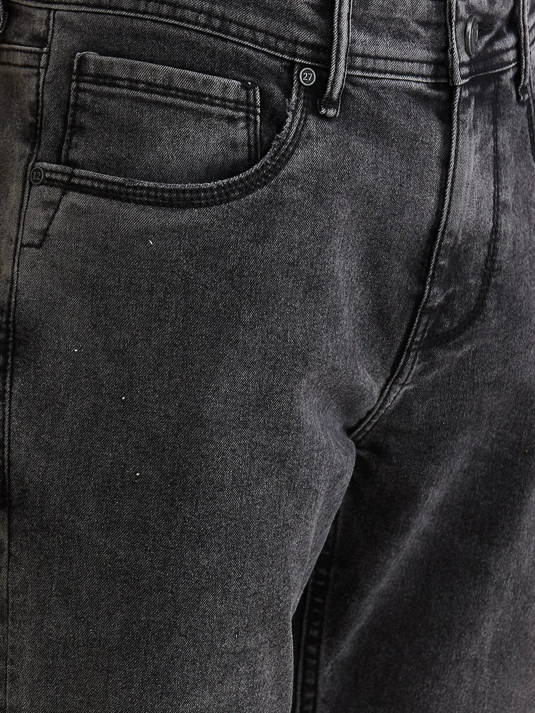 Grey Straight Fit Men's Denims by Being Human Clothing - Image 5