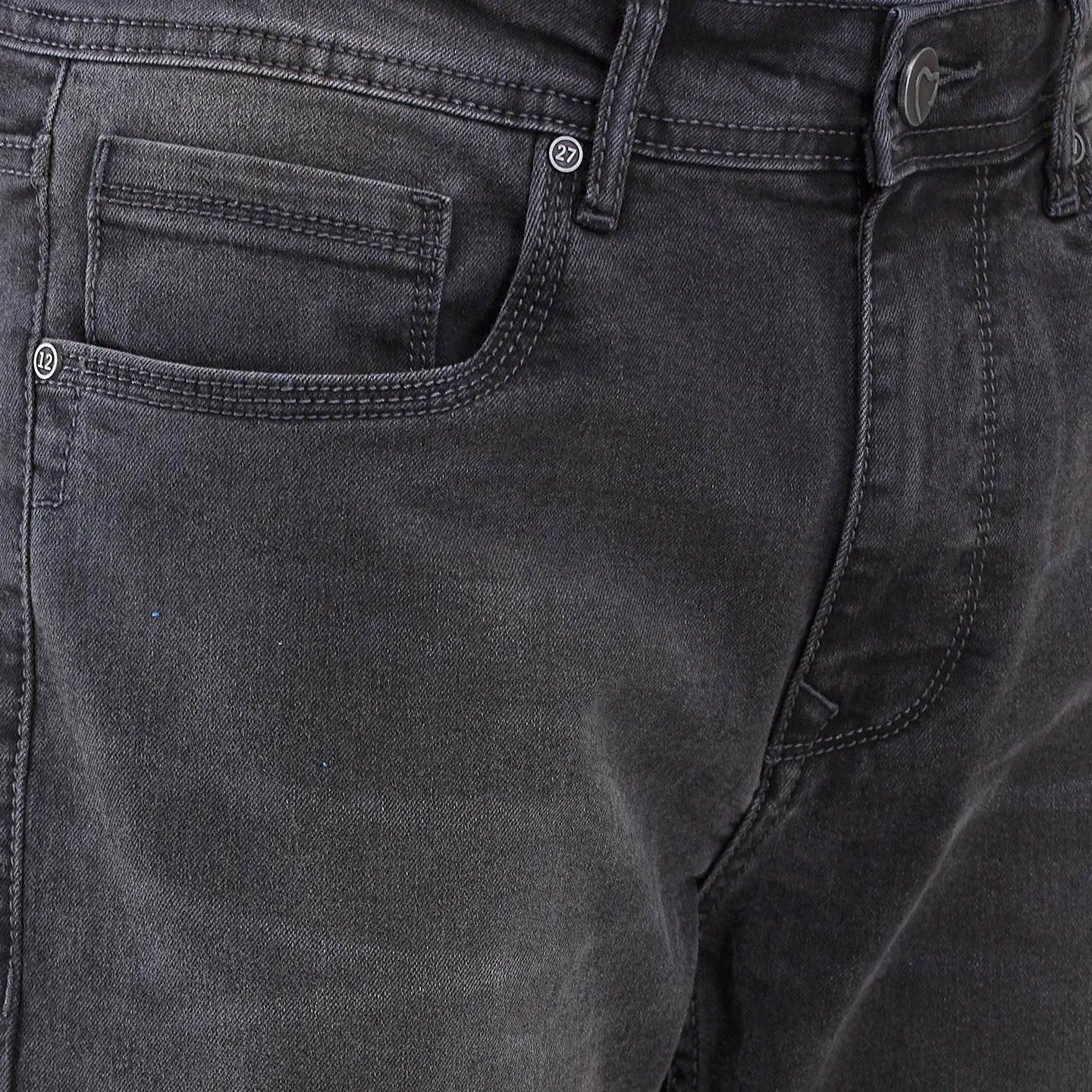 Grey Straight Fit Men's Denims by Being Human Clothing - Image 5