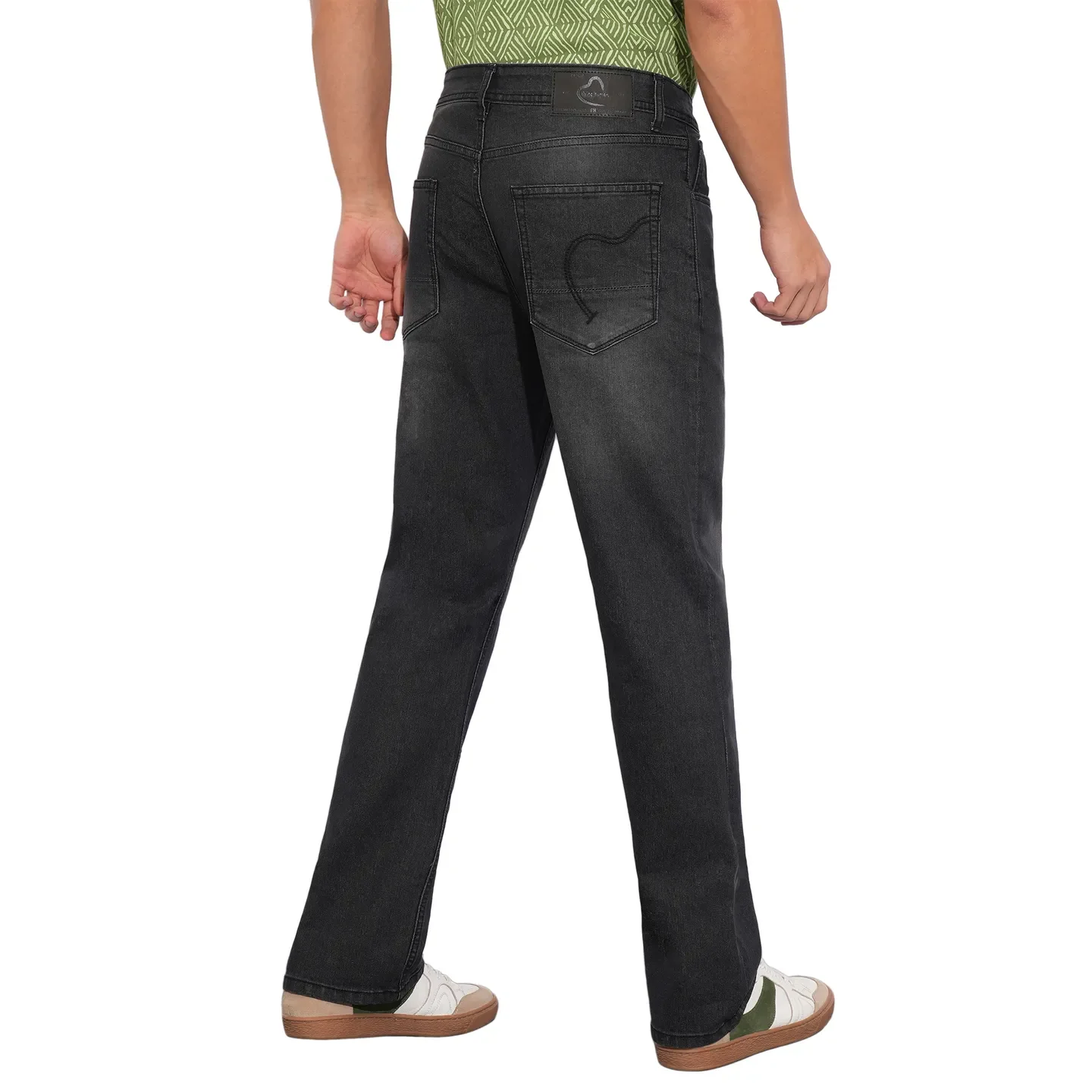 Grey Boot Cut Fit Men's Denims by Being Human Clothing - Image 3