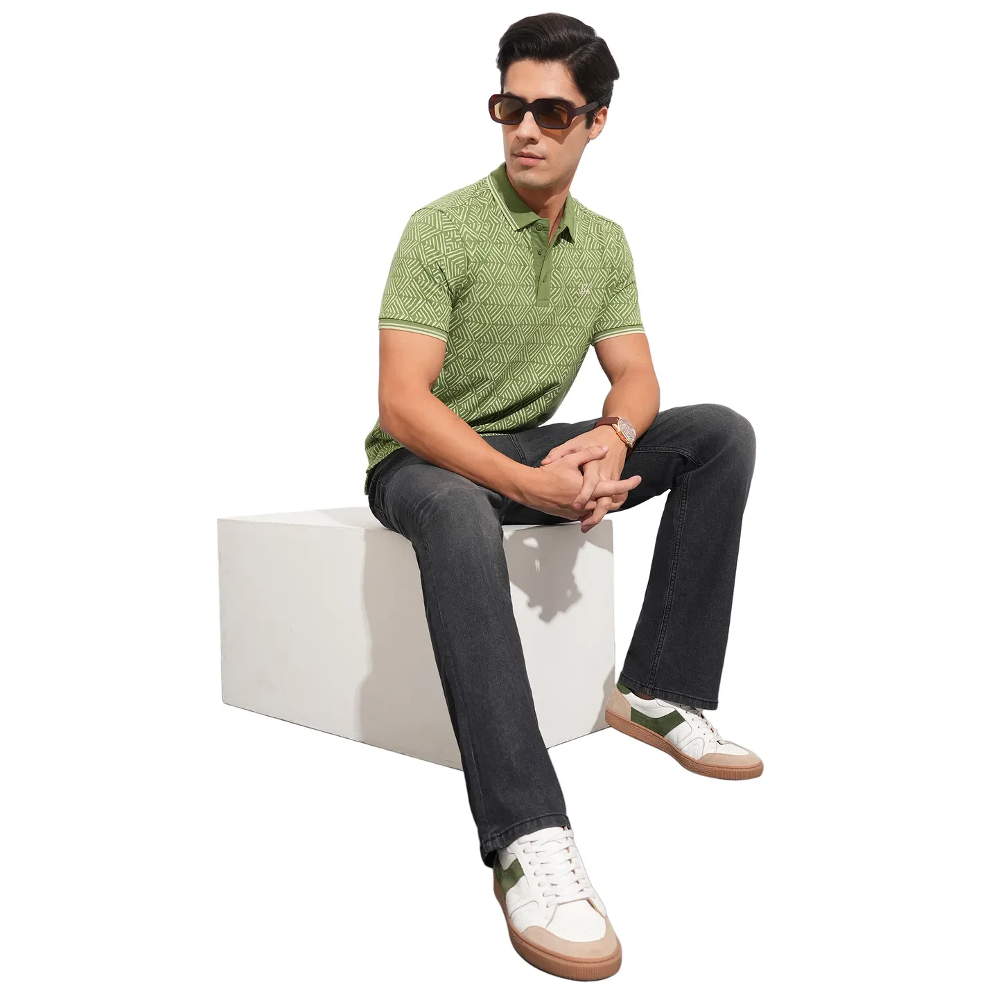 Grey Boot Cut Fit Men's Denims by Being Human Clothing - Image 4