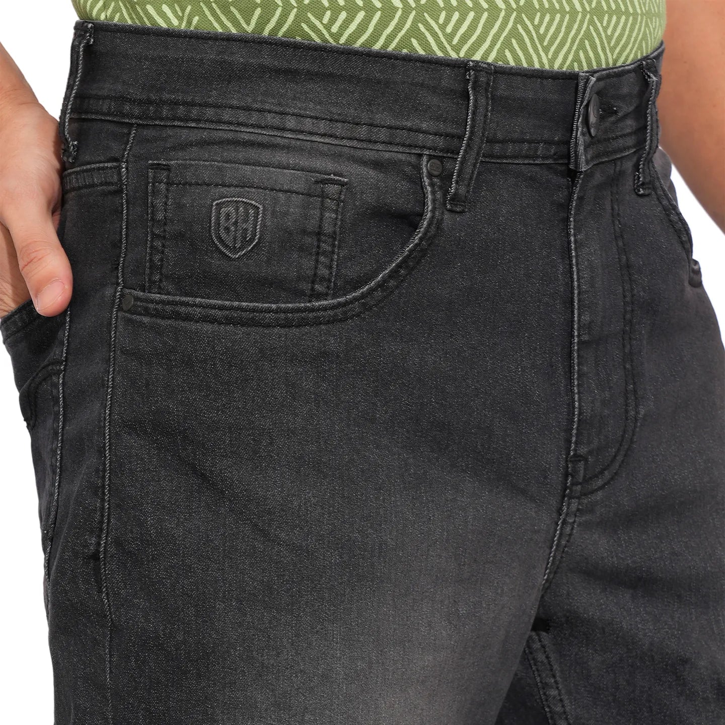 Grey Boot Cut Fit Men's Denims by Being Human Clothing - Image 6