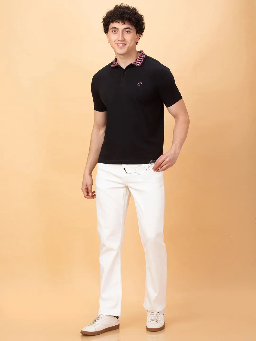 White Boot Cut Fit Men's Denims by Being Human Clothing - Image 2