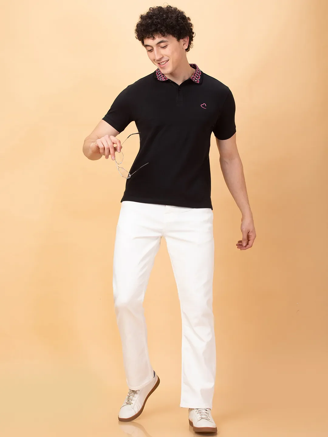 White Boot Cut Fit Men's Denims by Being Human Clothing - Image 6