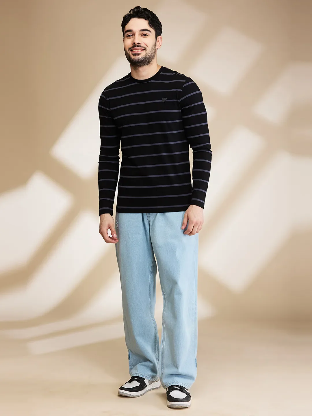 Light Blue Anti Fit Denims For Men By Being Human Clothing - Image 2