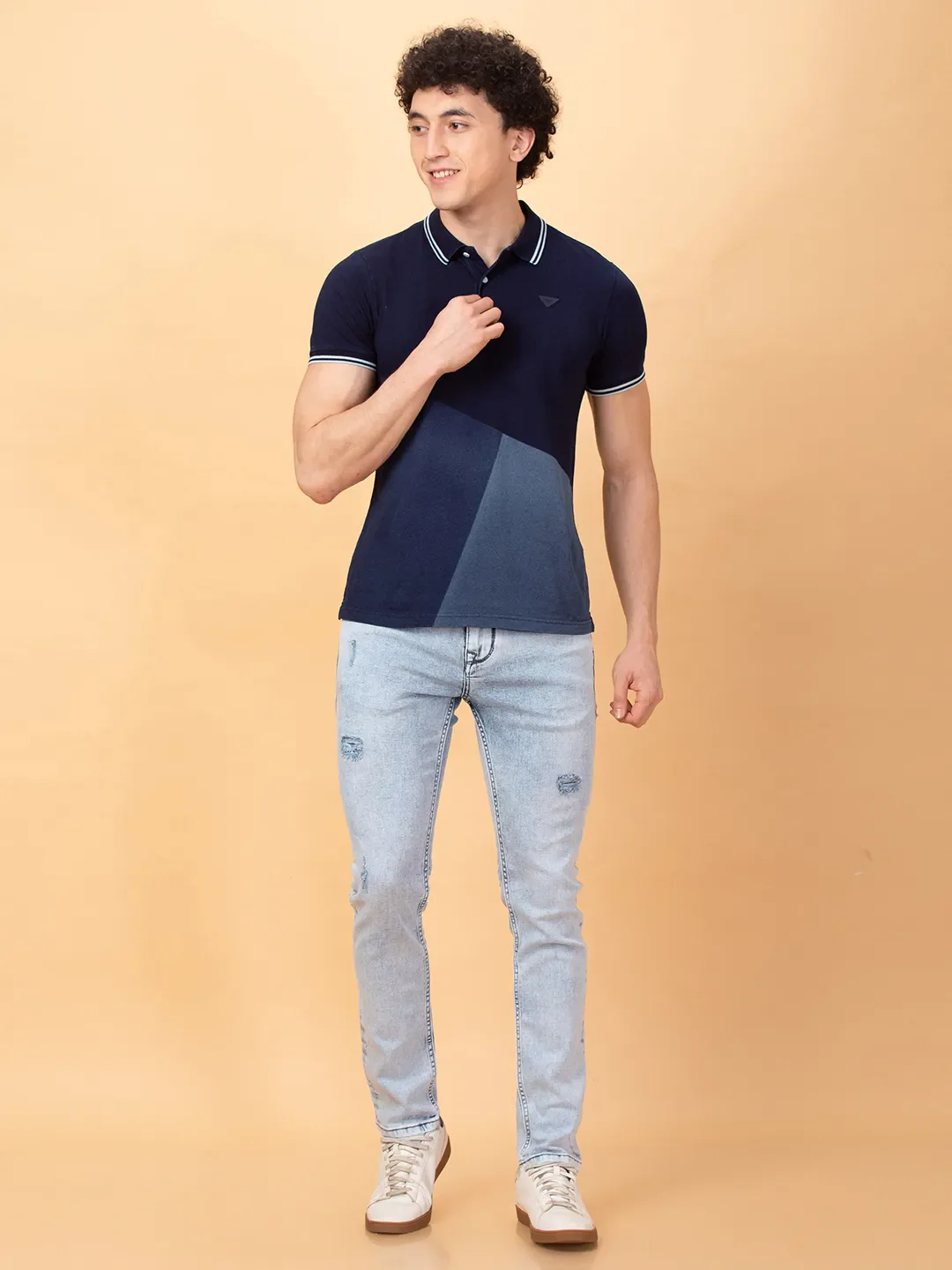 Blue Skinny fit Men's Denims by Being Human Clothing - Image 2
