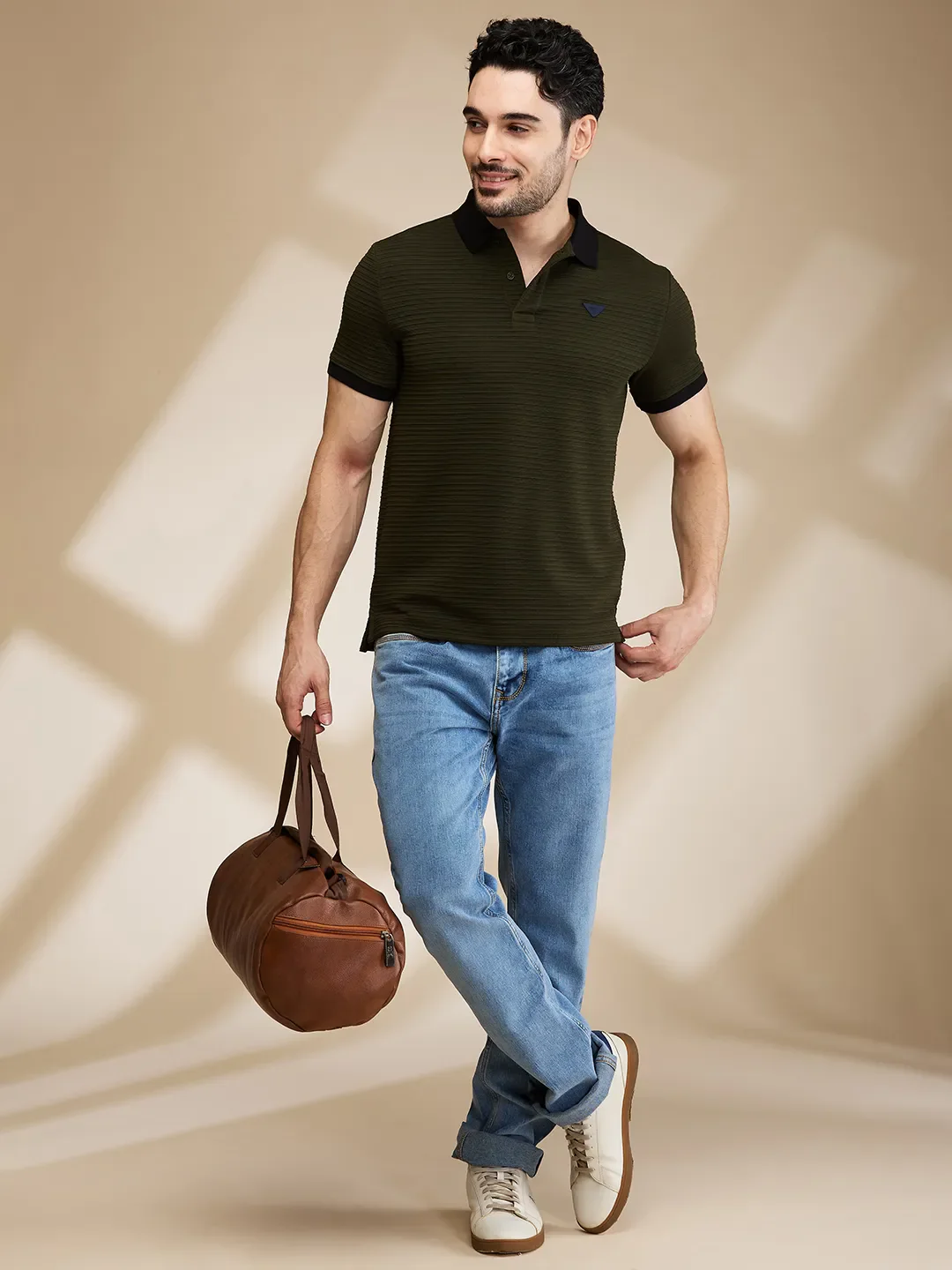 Blue Straight Fit Men's Denims by Being Human Clothing - Image 6