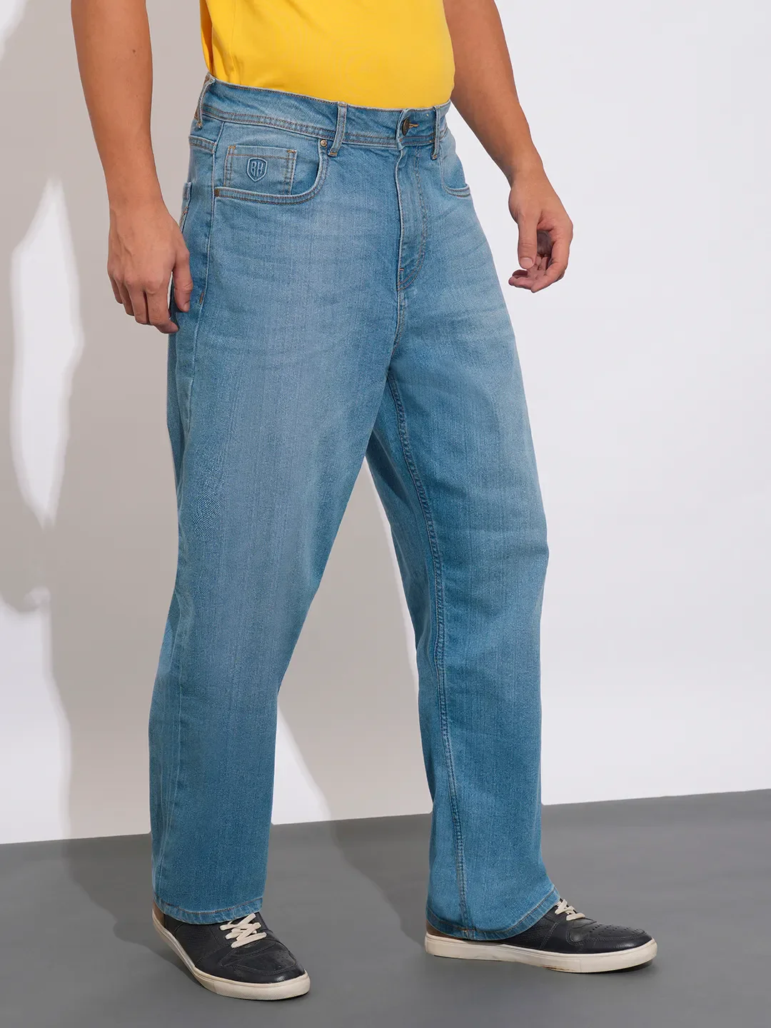 Blue Anti Fit Men's Denims by Being Human Clothing - Image 2