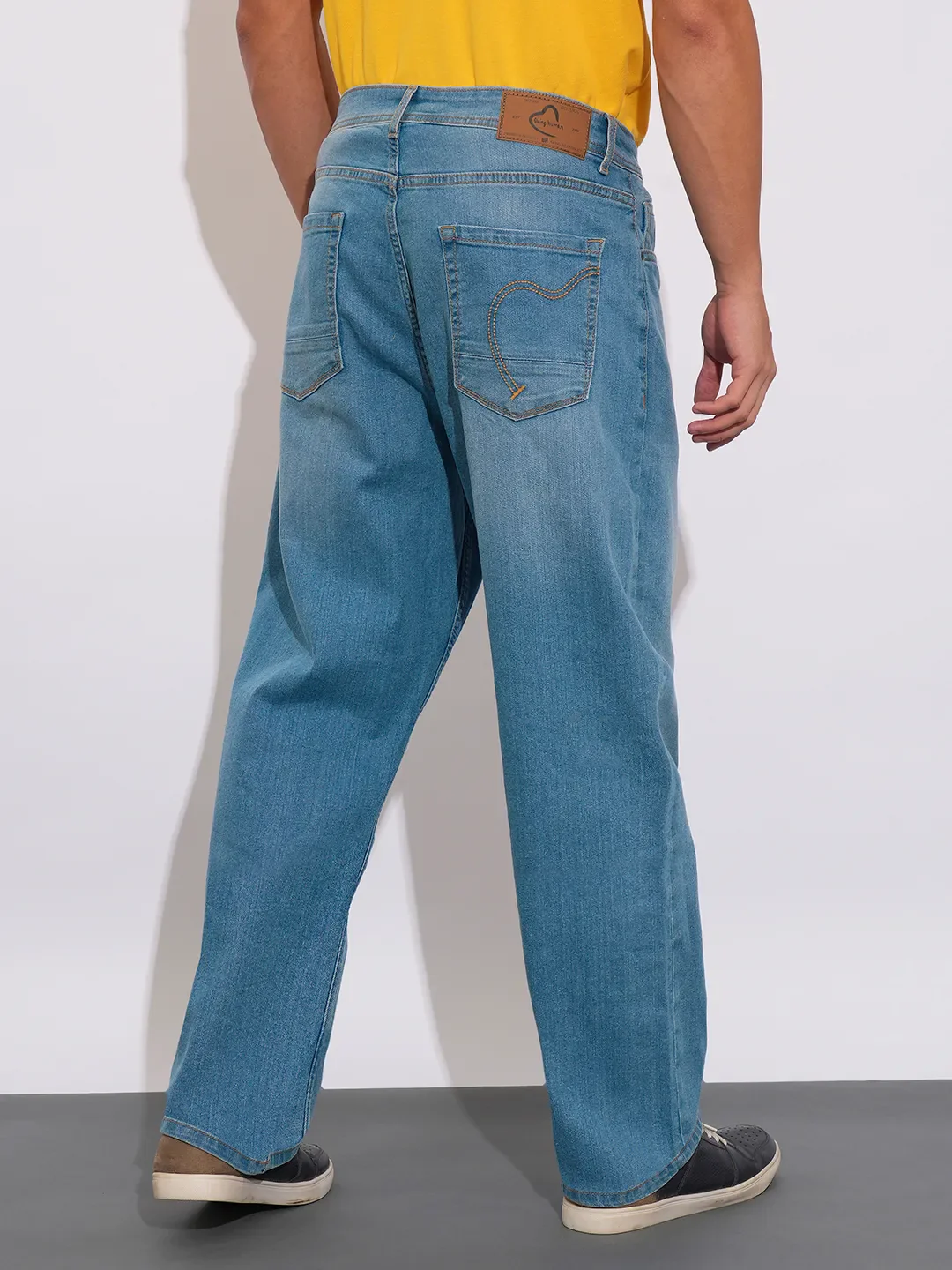 Blue Anti Fit Men's Denims by Being Human Clothing - Image 3