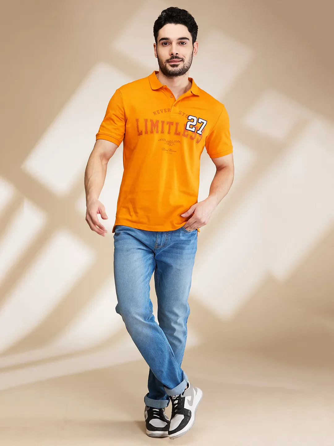 Blue Slim Fit Men's Denims by Being Human Clothing - Image 2
