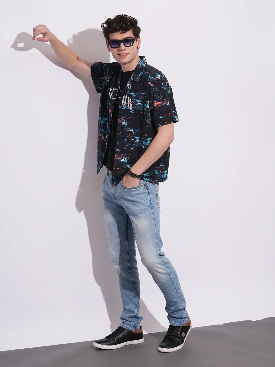 Light Blue Slim Fit Denims For Men By Being Human Clothing - Image 4