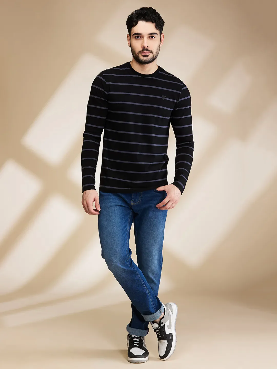 Blue Slim Fit Men's Denims by Being Human Clothing - Image 2